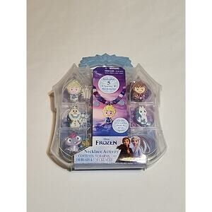 Disney Frozen Necklace Activity Set 5 Charms and Necklaces 150 Beads